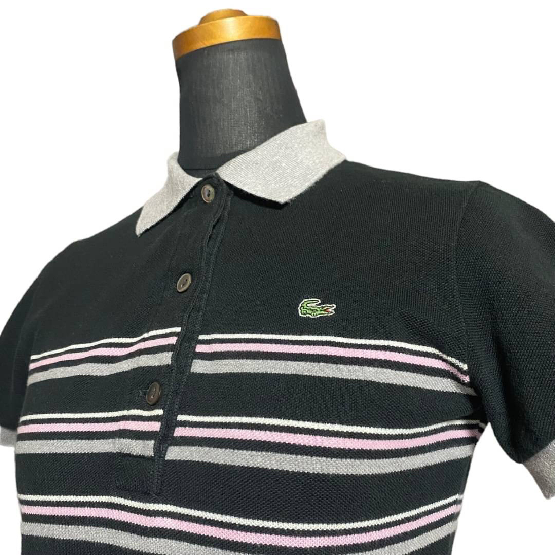 LACOSTE - LACOSTE ラコステ ポロシャツ レディース サイズ38 M LACOSTE - LACOSTE ラコステ ポロシャツ レディース サイズ38 M