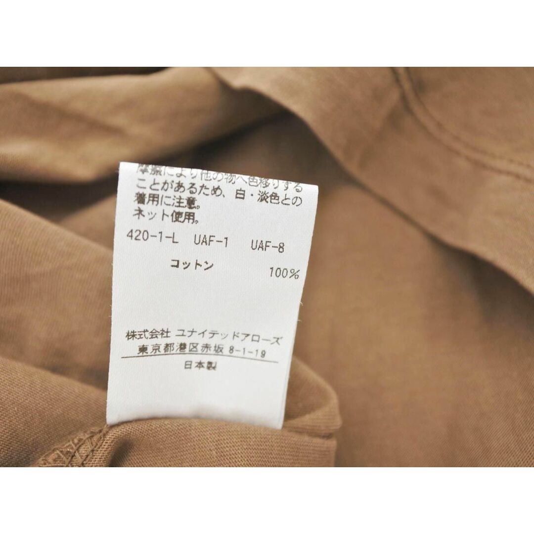 UNITED ARROWS(ユナイテッドアローズ)のビューティ＆ユース ユナイテッドアローズ オーバーサイズ Tシャツ 茶 ■◆ レディース レディースのトップス(Tシャツ(半袖/袖なし))の商品写真