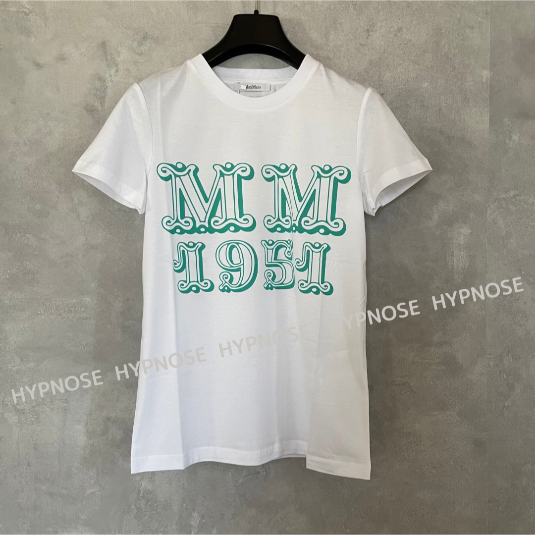 Max Mara(マックスマーラ)の新作　マックスマーラ　mincio  ロゴTシャツ レディースのトップス(Tシャツ(半袖/袖なし))の商品写真