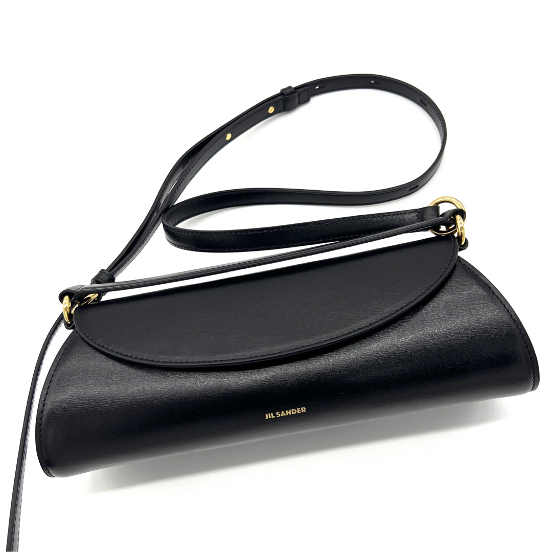 JIL SANDER CANNOLO カンノーロショルダーバッグ黒