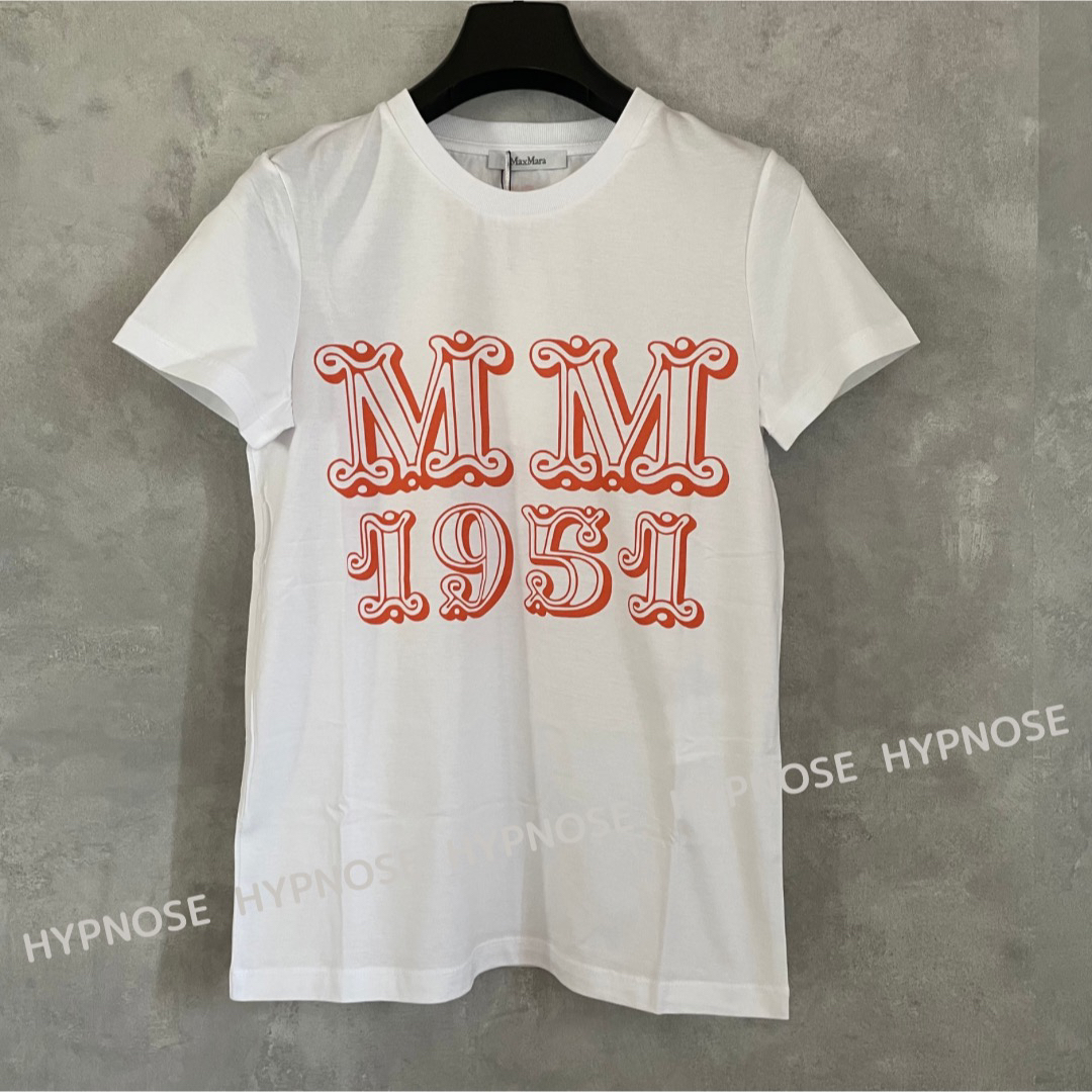 Tシャツ(半袖/袖なし)新作　マックスマーラ　mincio  ロゴTシャツ