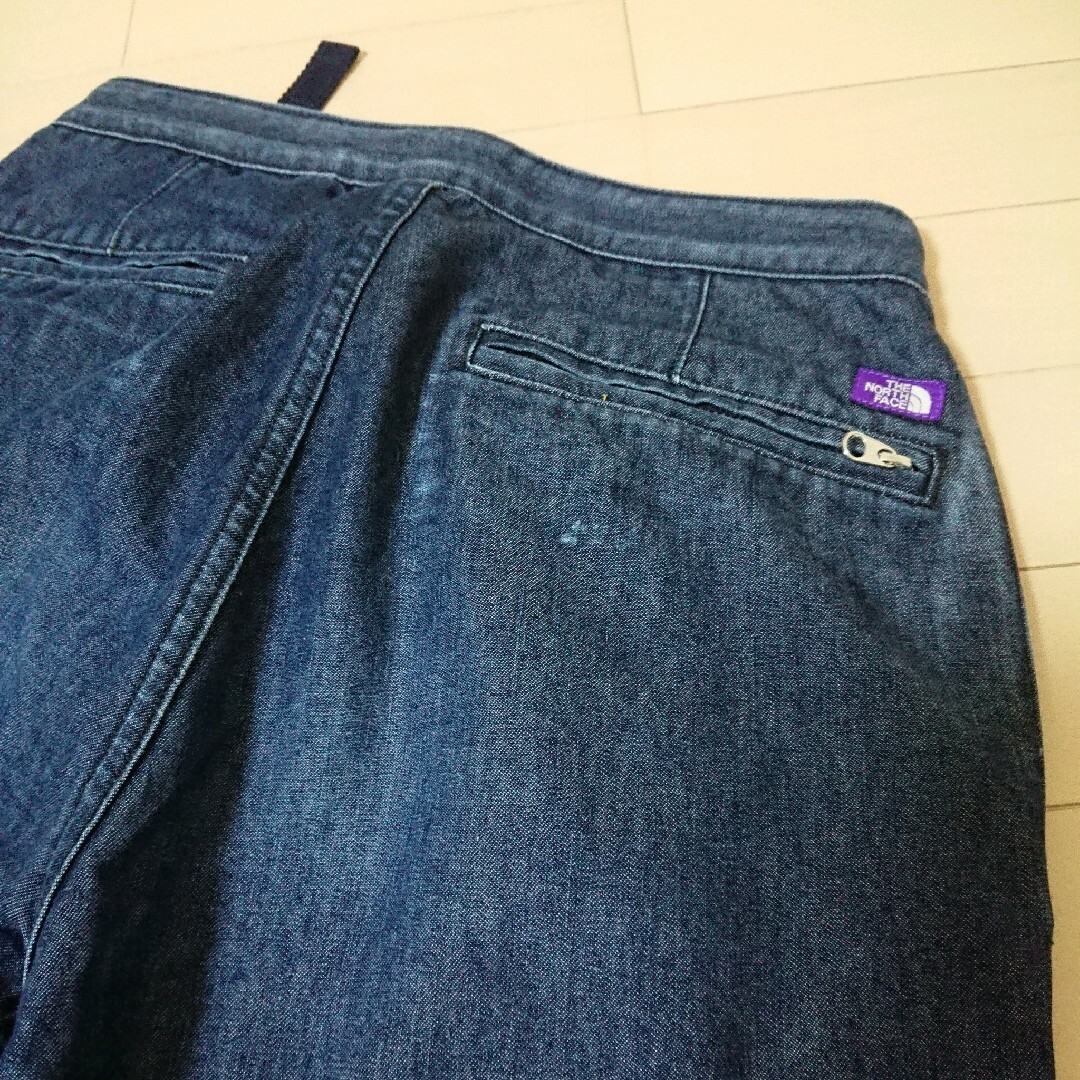 ノースフェイスパープルレーベル ナナミカ デニムフィールドパンツペインターパンツ