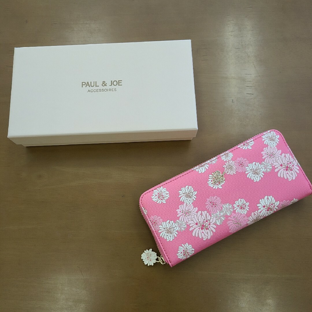 ポールアンドジョー 長財布 花柄 クリーザンテーム PAUL & JOE