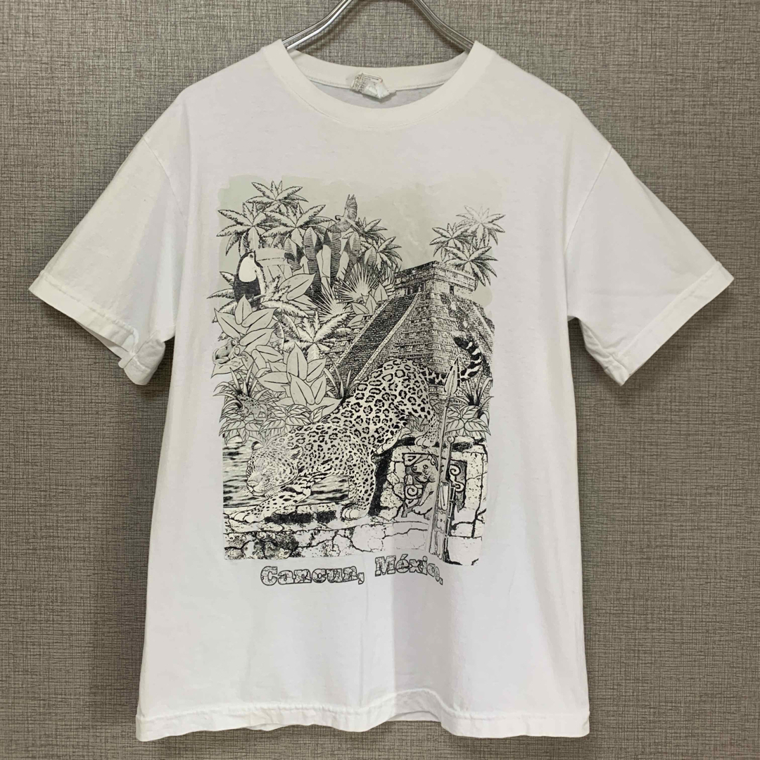 Tシャツ/カットソー(半袖/袖なし)90s ビンテージ　アメリカ製 USA製　動物　アニマル　  アメリカ