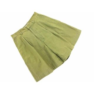 Spick & Span - Spick & Span スピック＆スパン タック キュロット パンツ size36/カーキ ■◆ レディース