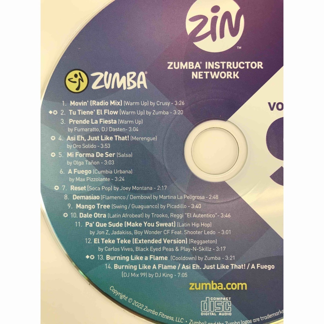 zumba zin DVD&CD vol99