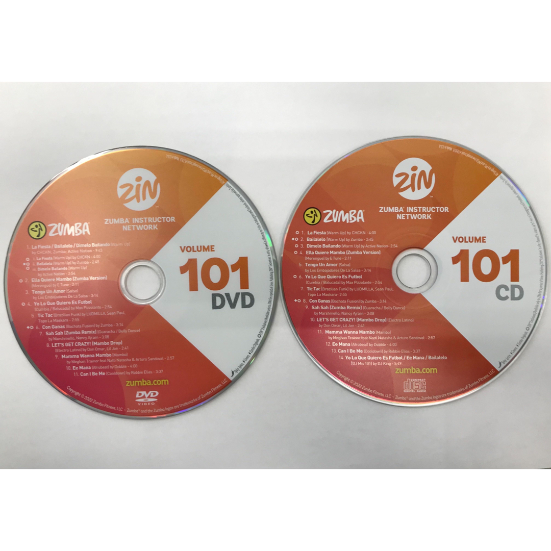 zumba zin DVD&CD vol101