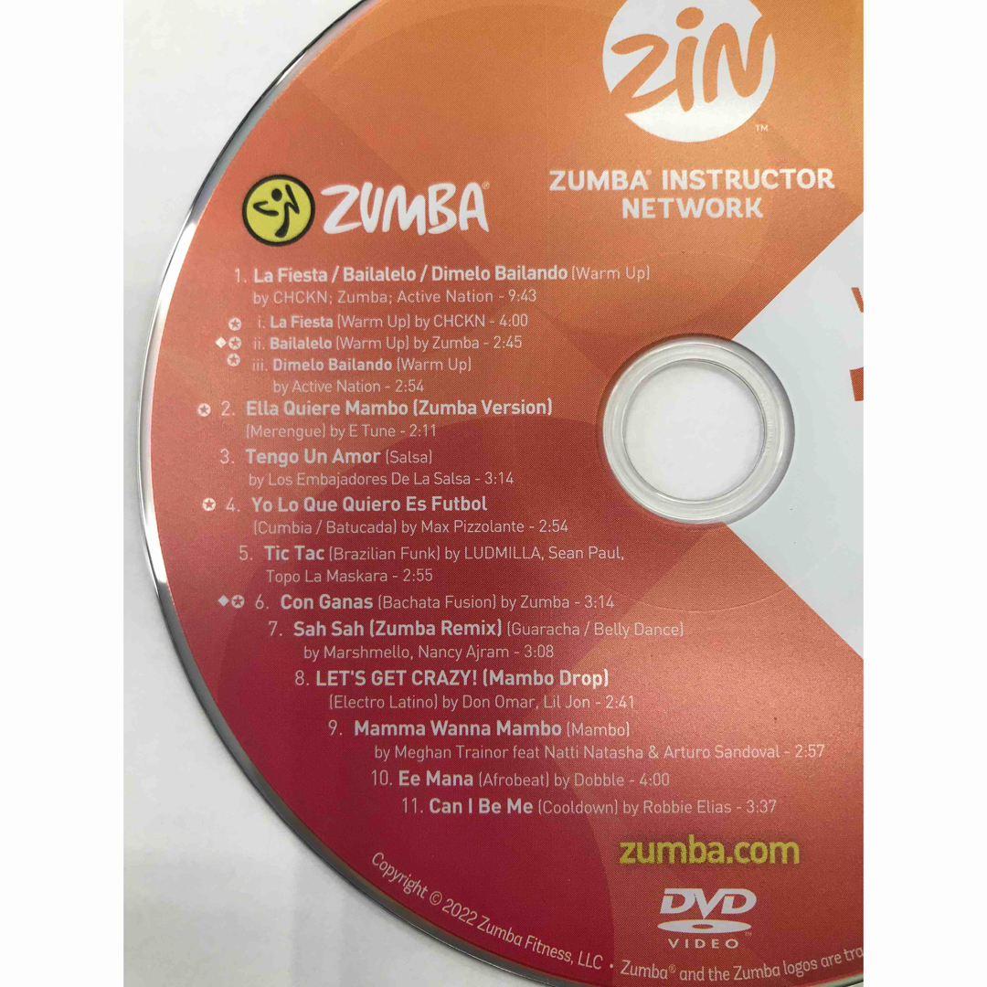 Zumba(ズンバ)のzumba zin DVD&CD vol101 エンタメ/ホビーのDVD/ブルーレイ(スポーツ/フィットネス)の商品写真