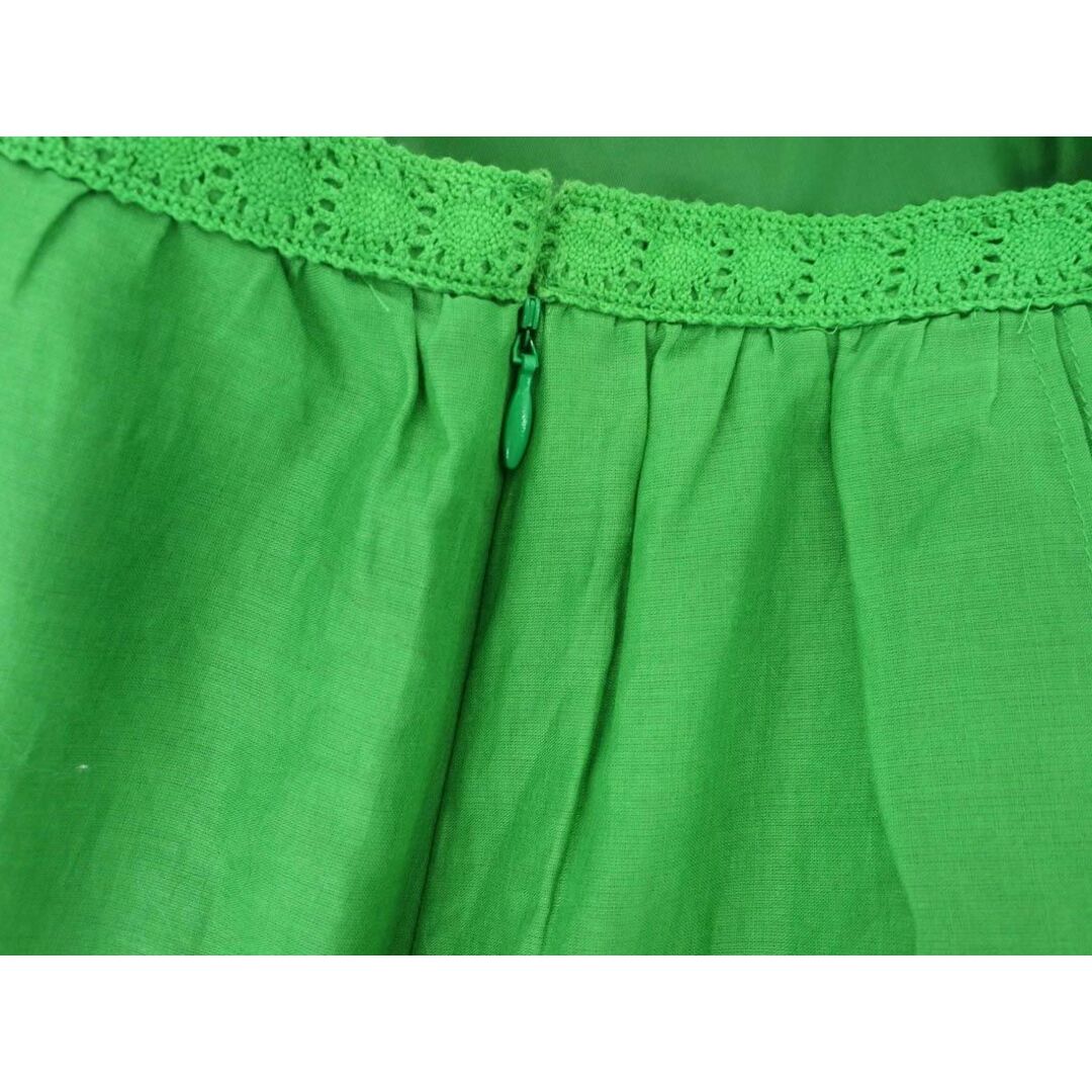 BEAMS(ビームス)のRay BEAMS レイビームス スカラップ Aライン 台形 スカート size1/緑 ■◆ レディース レディースのスカート(ミニスカート)の商品写真