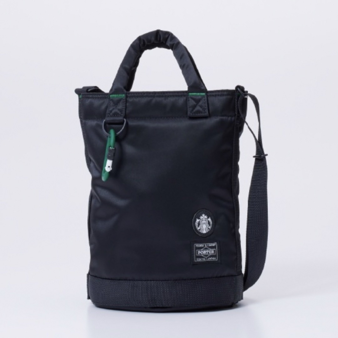 PORTER Starbucks Drum Bag S Black