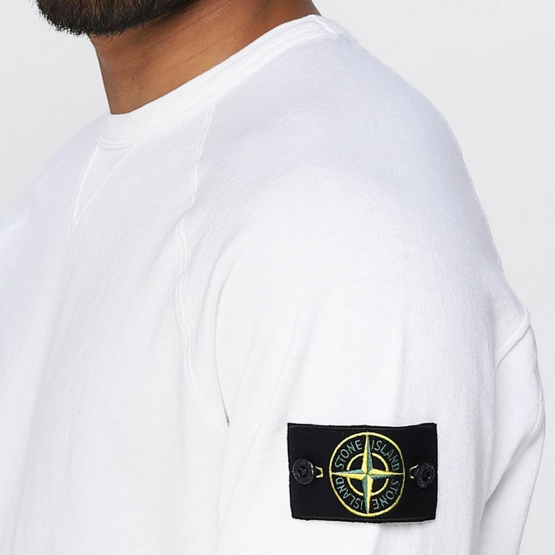 19 STONE ISLAND 781566360 ホワイト トレーナー XL