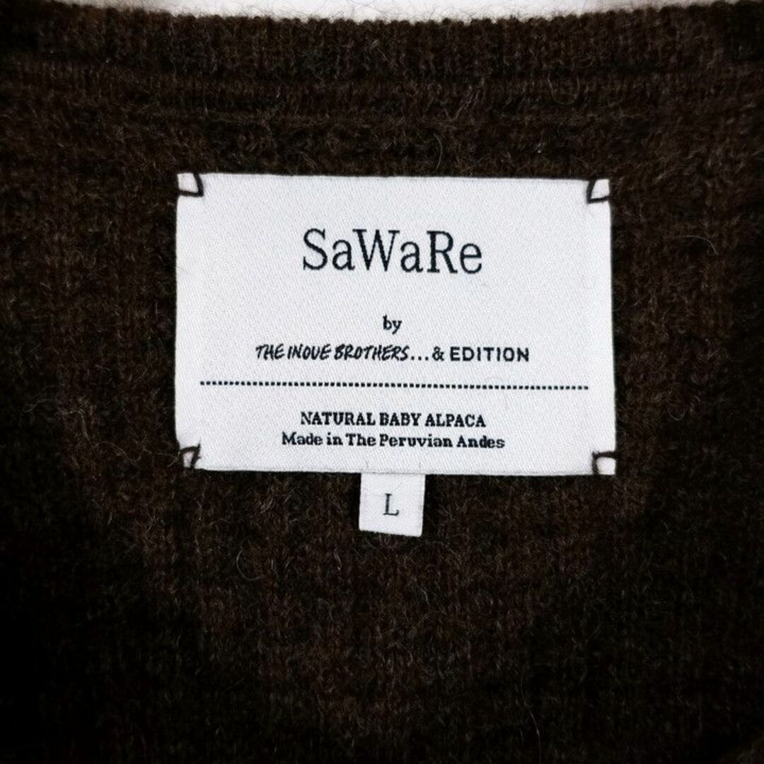 【極美品】ザ イノウエブラザーズ ワッフルニット SAWARE ザイノウエブラザーズ\u0026エディション アルパカワッフルニット