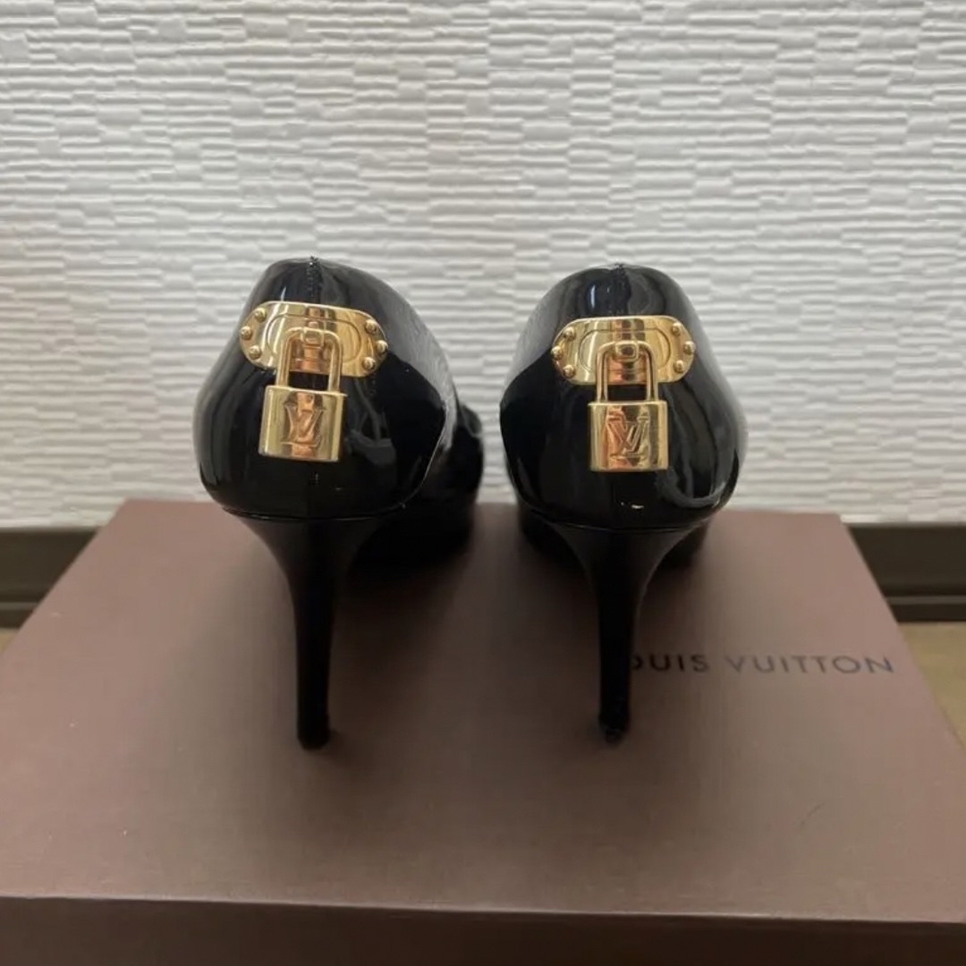 LOUIS VUITTON - LOUIS VUITTON パドロック エナメルオープントゥ