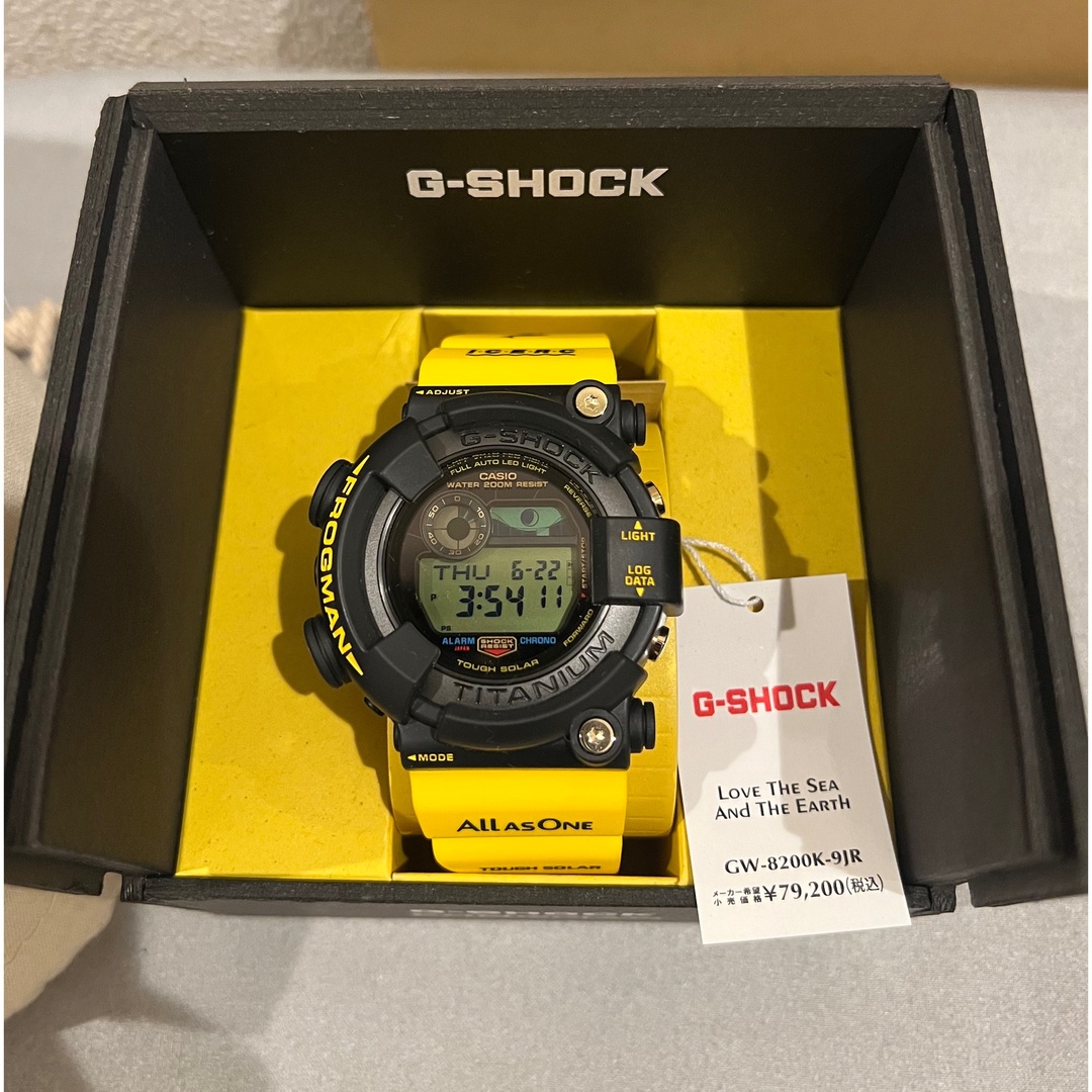 専門ショップ CASIO G-SHOCK イルクジ FROGMAN GW-8200K-9JR 腕時計