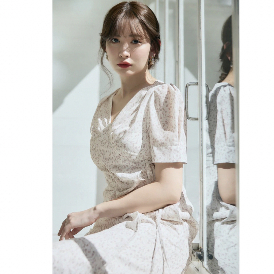 【Her lip to】Palermo Wrap-Effect Dress