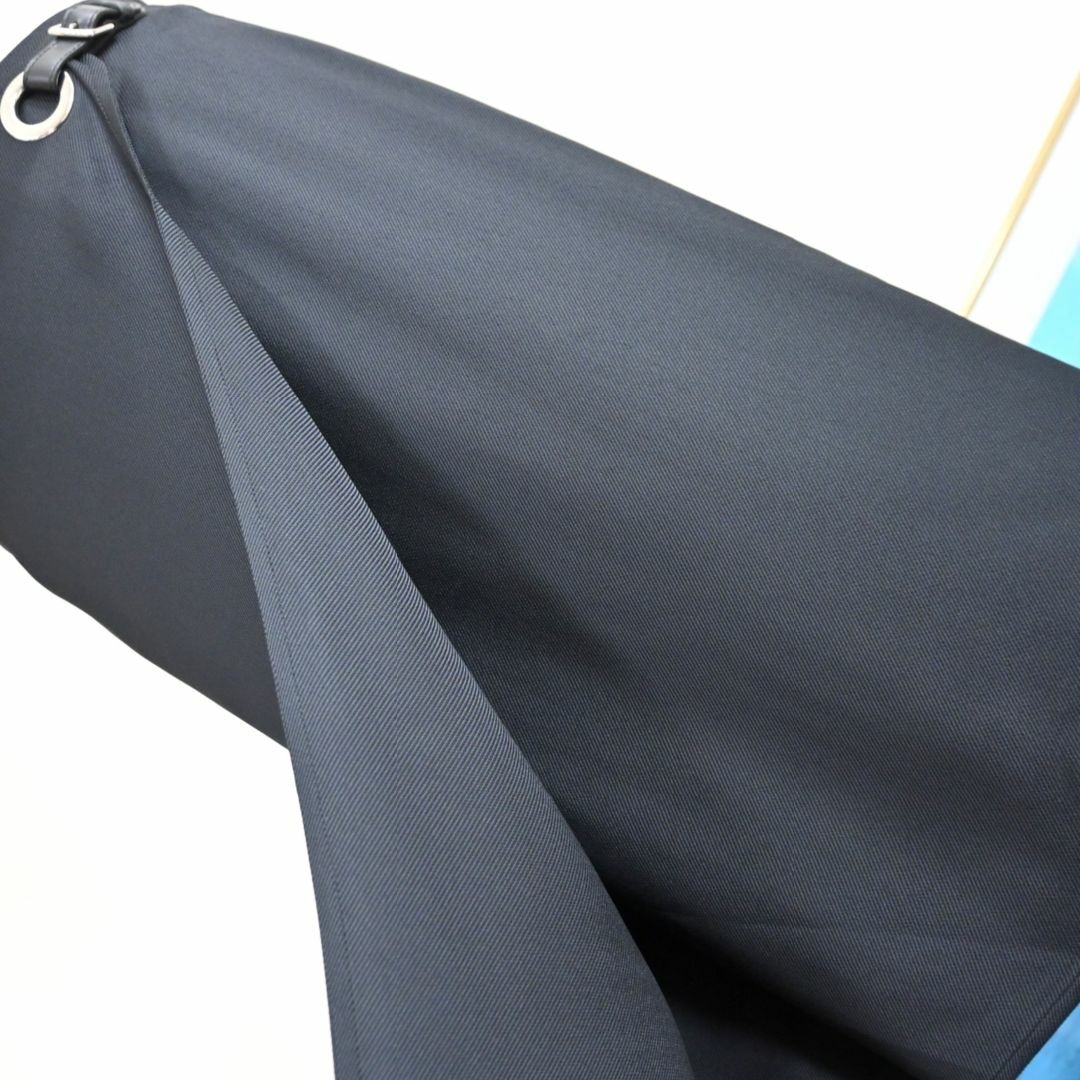 Hermes - ☆HERMES☆2022☆未使用☆羊革☆レザー☆シルク混☆スカート