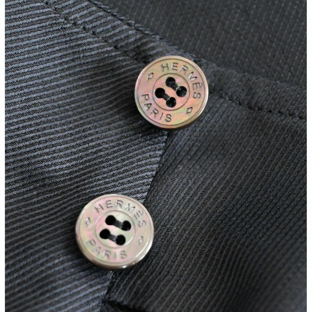 Hermes - ☆HERMES☆2022☆未使用☆羊革☆レザー☆シルク混☆スカート