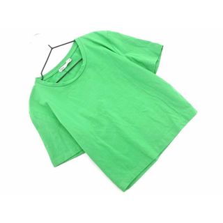 ザラ(ZARA)のZARA ザラ ショート丈 Tシャツ sizeS/緑 ■◆ レディース(Tシャツ(半袖/袖なし))