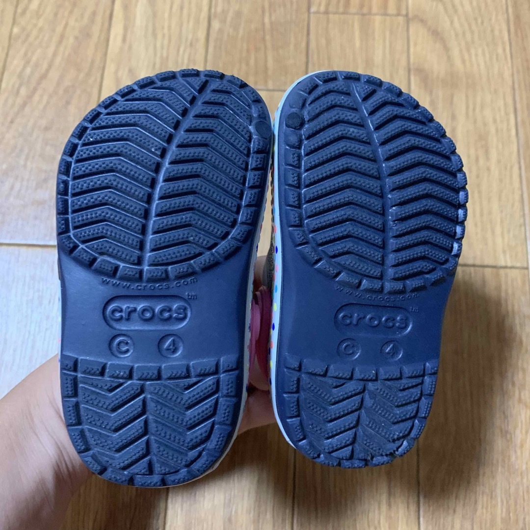 crocs(クロックス)の子供用クロックス ミニー　ディズニー キッズ/ベビー/マタニティのベビー靴/シューズ(~14cm)(サンダル)の商品写真