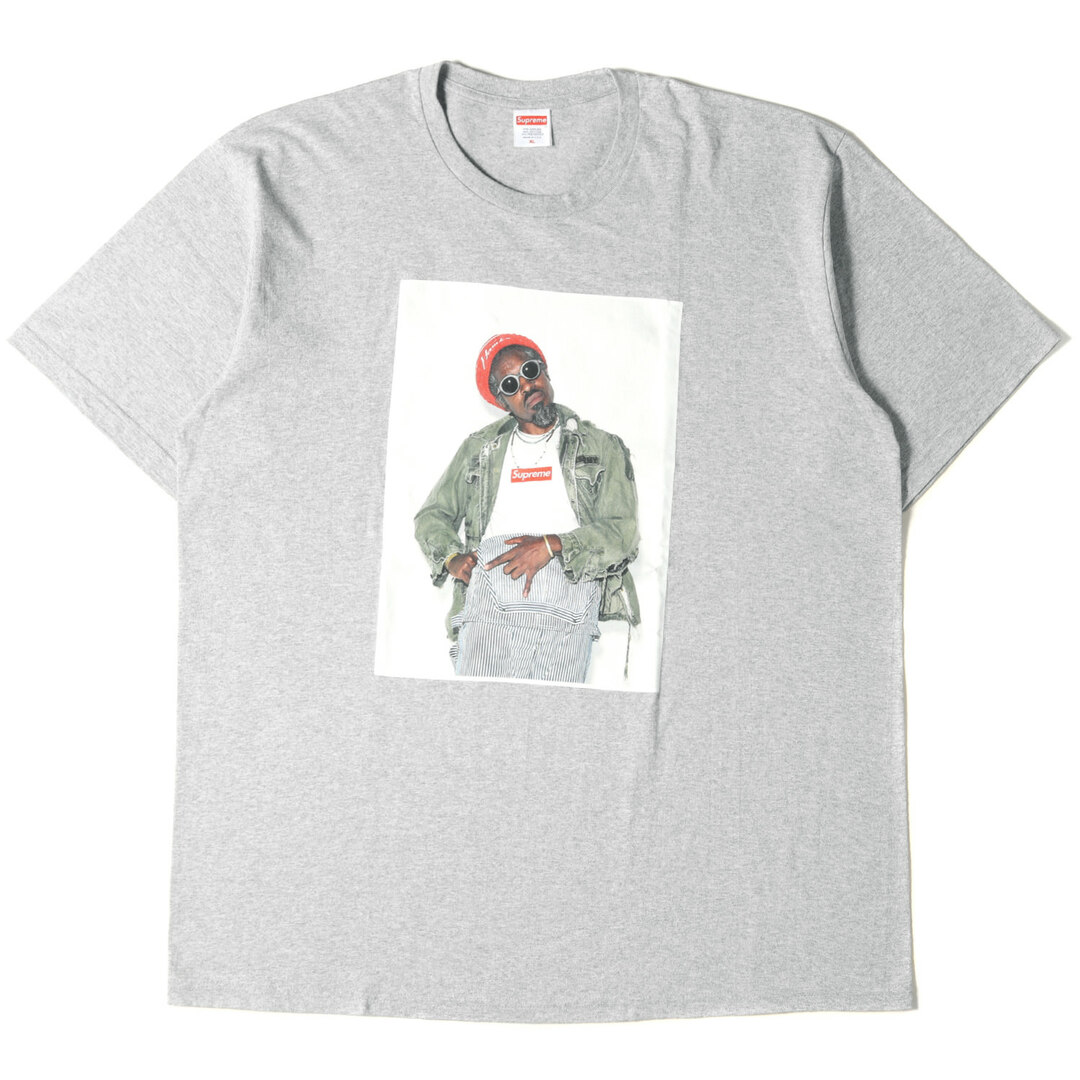 Supreme シュプリーム Tシャツ サイズ:S 22AW アンドレ・3000 フォト クルーネック Andre 3000 Tee ヘザーグレー  OutKast アウトキャスト トップス カットソー 半袖 【メンズ】 | フリマアプリ ラクマ