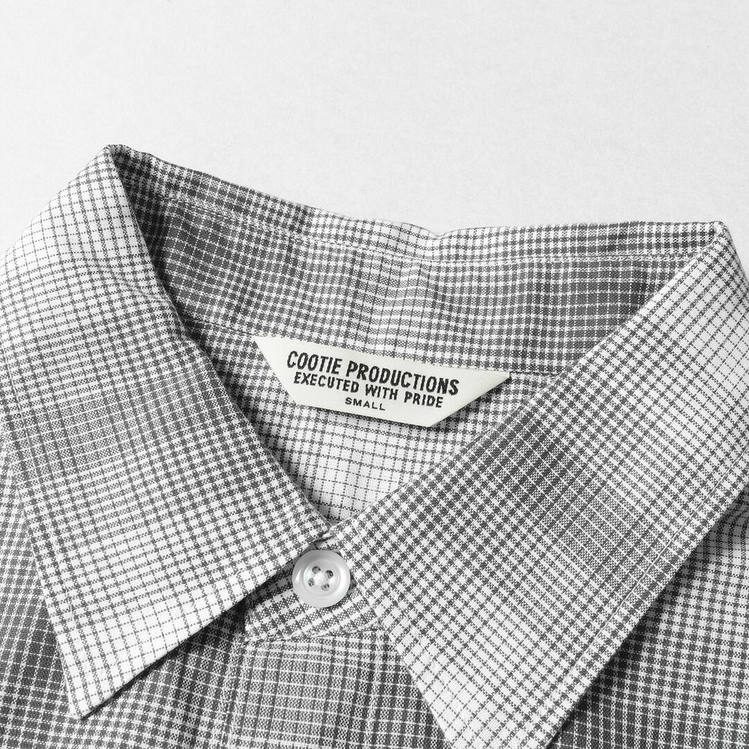 COOTIE(クーティー)のCOOTIE クーティー シャツ サイズ:S 22SS オンブレチェック オーバーサイズ 半袖 Ombre Check S/S Shirt ホワイト グレー トップス カジュアル 【メンズ】 メンズのトップス(シャツ)の商品写真