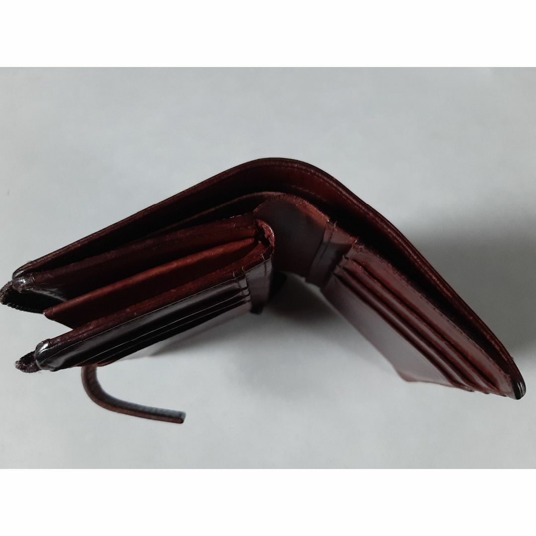 genten(ゲンテン)のgenten 二つ折り財布 カットワーク ヌメ革 ゲンテン レディースのファッション小物(財布)の商品写真