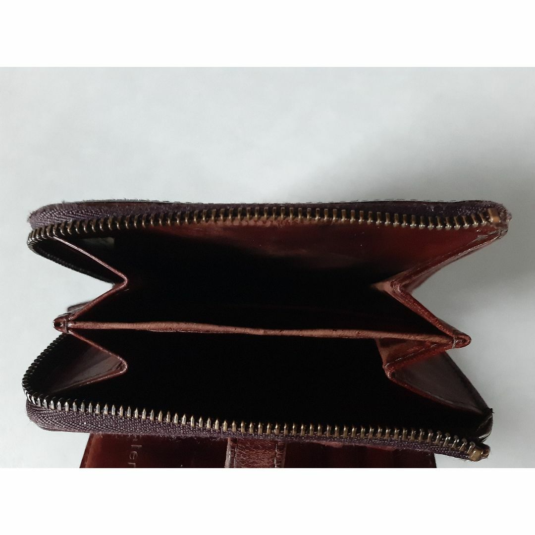 genten(ゲンテン)のgenten 二つ折り財布 カットワーク ヌメ革 ゲンテン レディースのファッション小物(財布)の商品写真