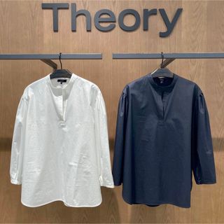 新品未使用タグ付きꕤ Theory 即完売 ウォッシャブル プルオーバーブラウス