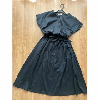 ショコラフィネローブ(chocol raffine robe)の【ショコラフィネローブ】美品！　ネイビー　ワンピース　サイズFree(ロングワンピース/マキシワンピース)