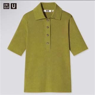 ユニクロ(UNIQLO)の未使用！UNIQLO U ポロシャツ(ポロシャツ)