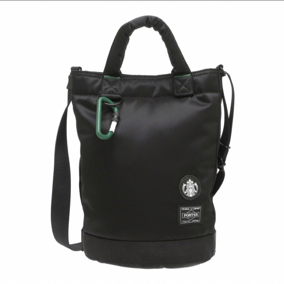 STARBUCKS® x PORTER スタバ ドラムバッグ ブラック S   ドラムバッグ