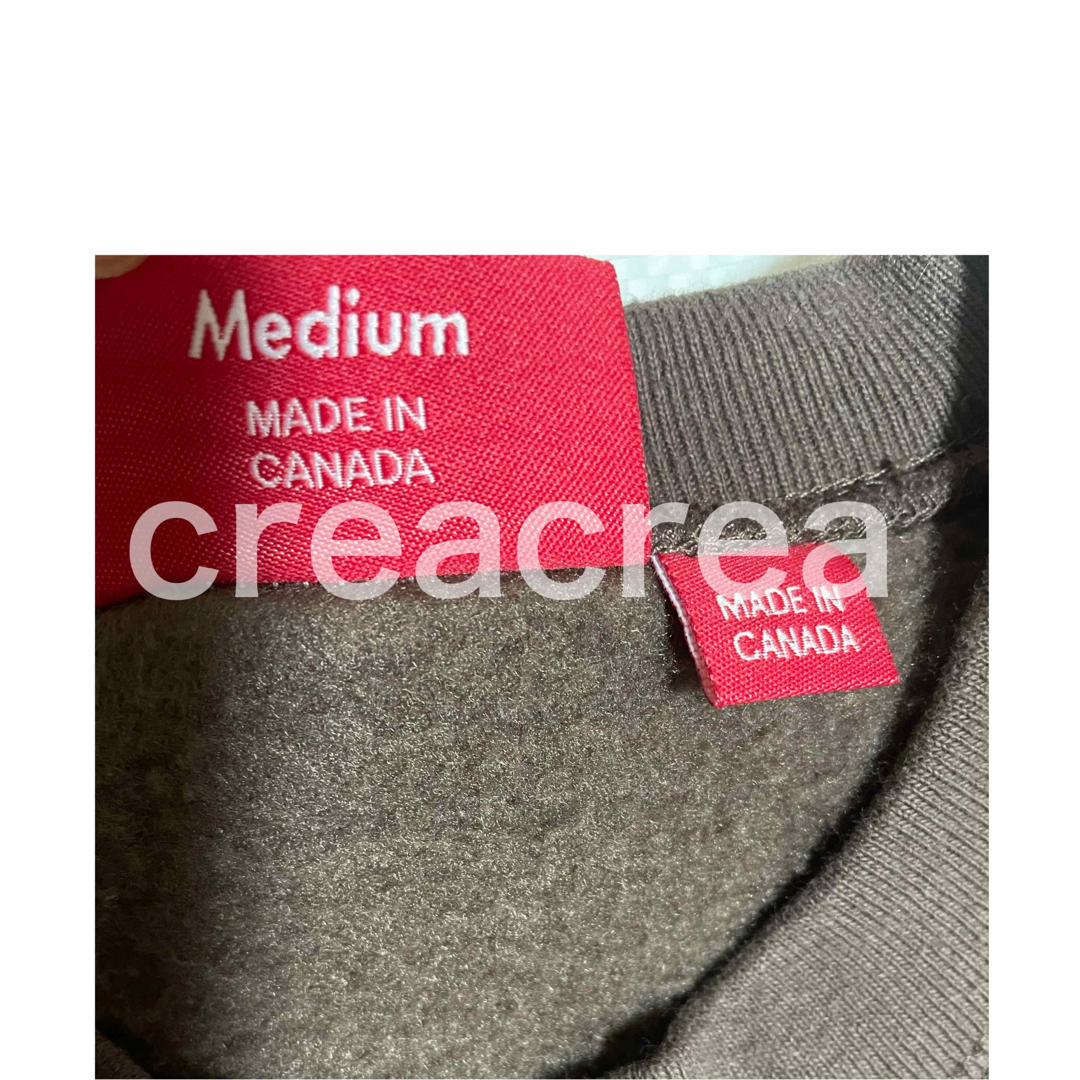 Supreme Box Logo Crewneck Brown M