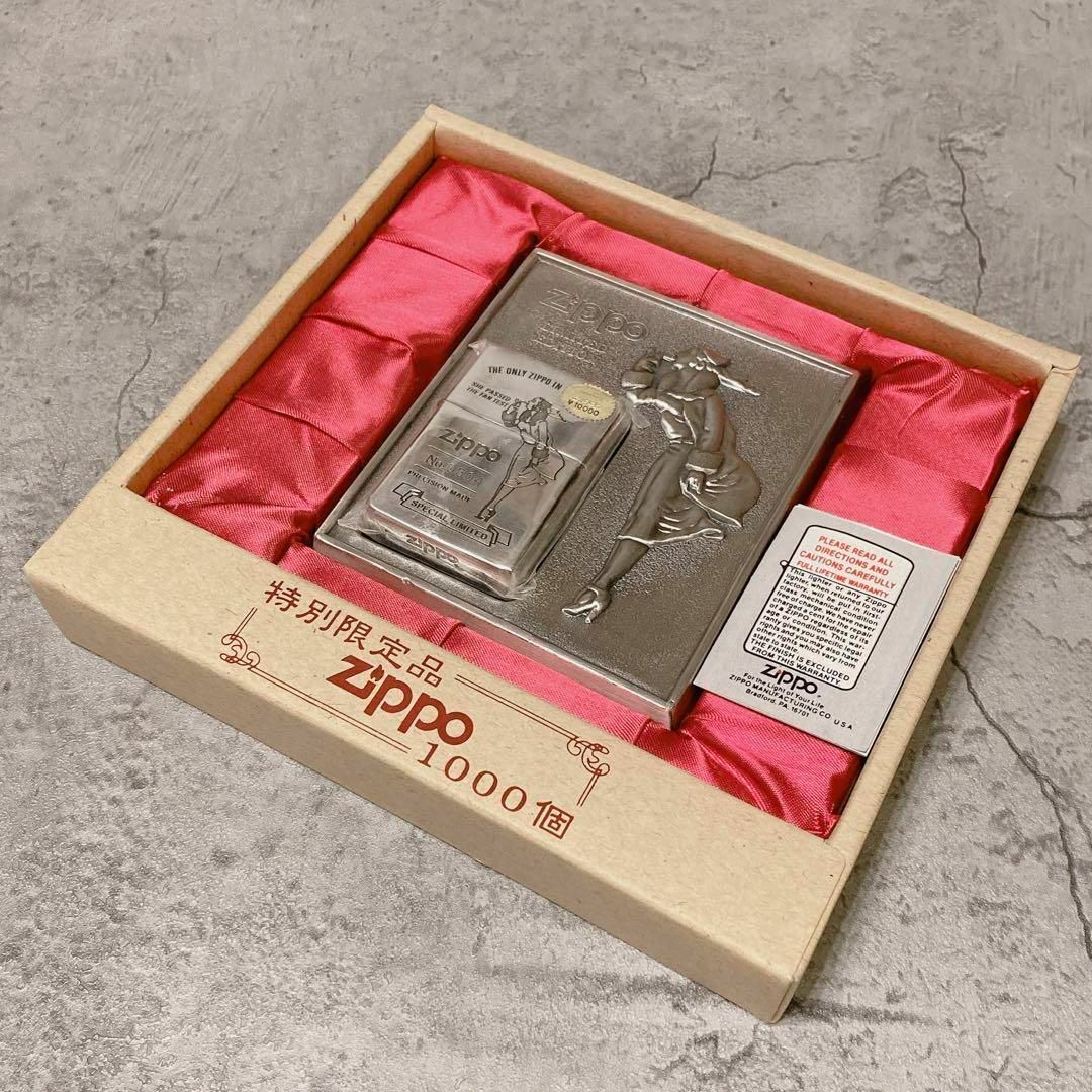 限定品✨ WINDY ZIPPO ウィンディ 1000個限定 プレート付きメンズ