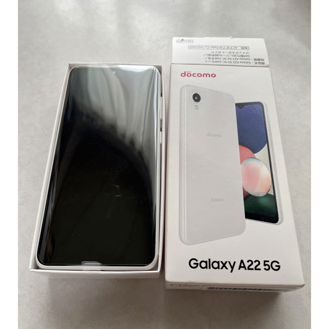 ウェブストア Galaxy A22 5G SC56B 64GB ホワイト ドコモSC-56B ...