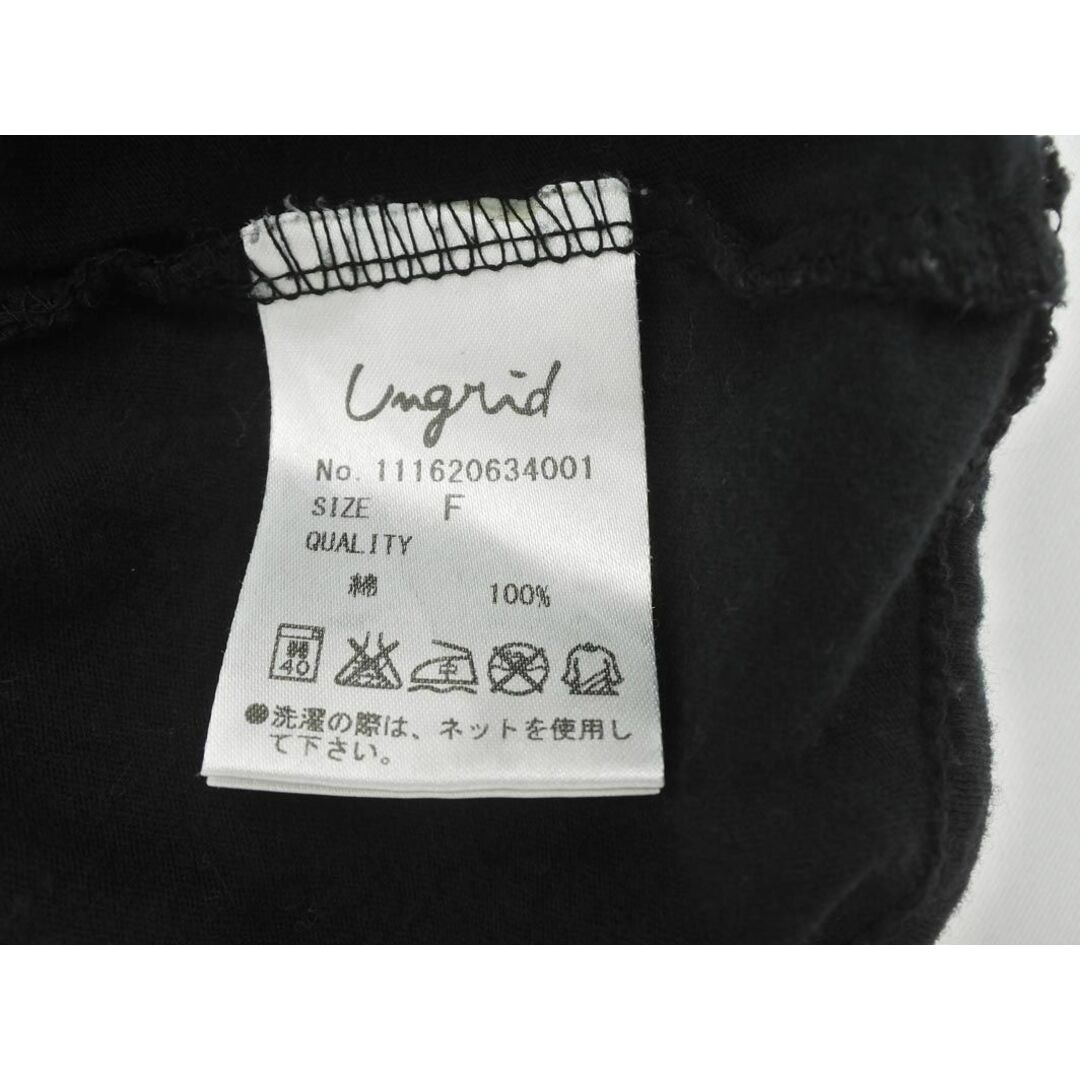 Ungrid(アングリッド)のUngrid アングリッド ポケット 半袖 Tシャツ sizeF/黒 ■◆ レディース レディースのトップス(Tシャツ(半袖/袖なし))の商品写真