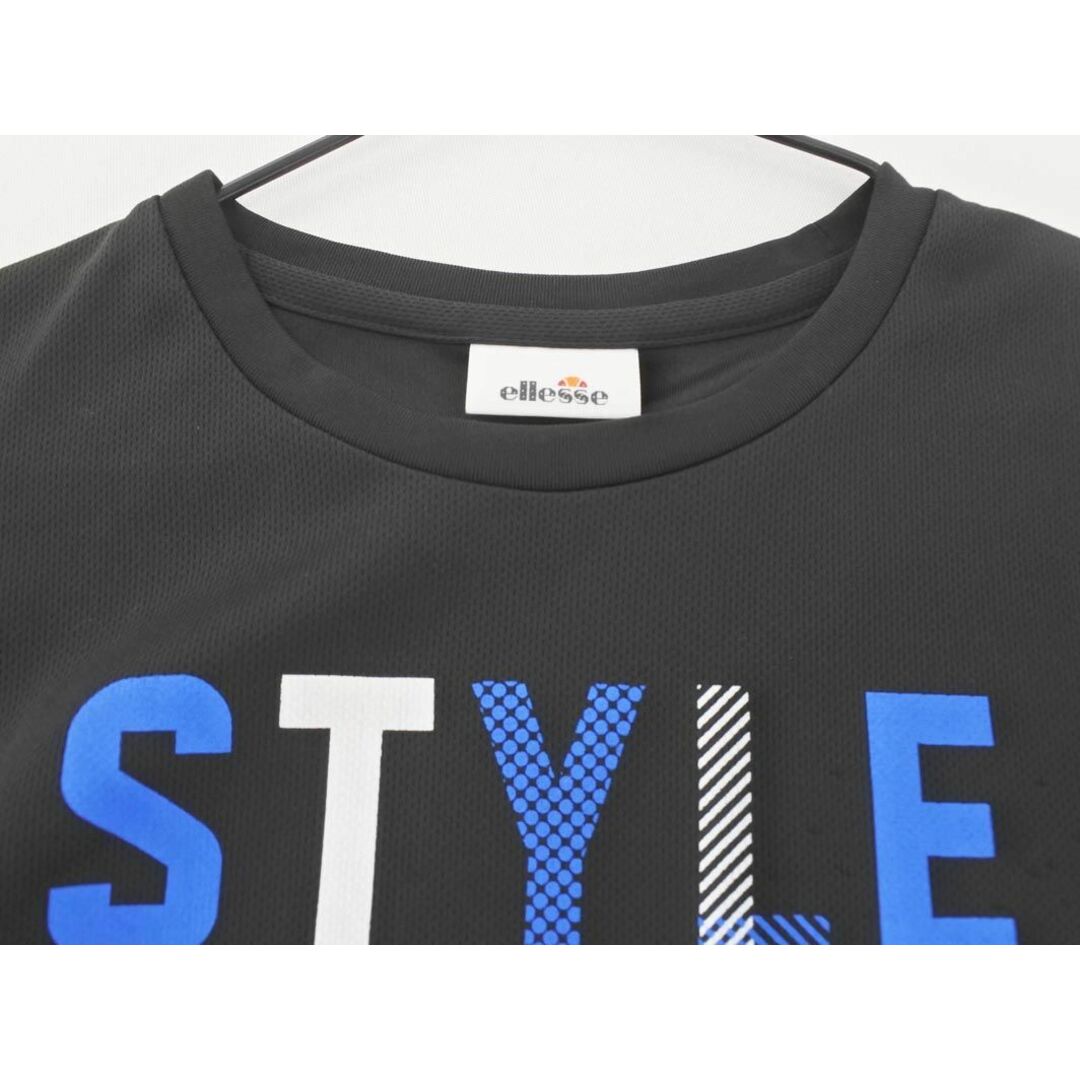 ellesse(エレッセ)のellesse エレッセ ロゴ トレーニングウェア Tシャツ sizeS/黒 ■◆ レディース レディースのトップス(Tシャツ(半袖/袖なし))の商品写真