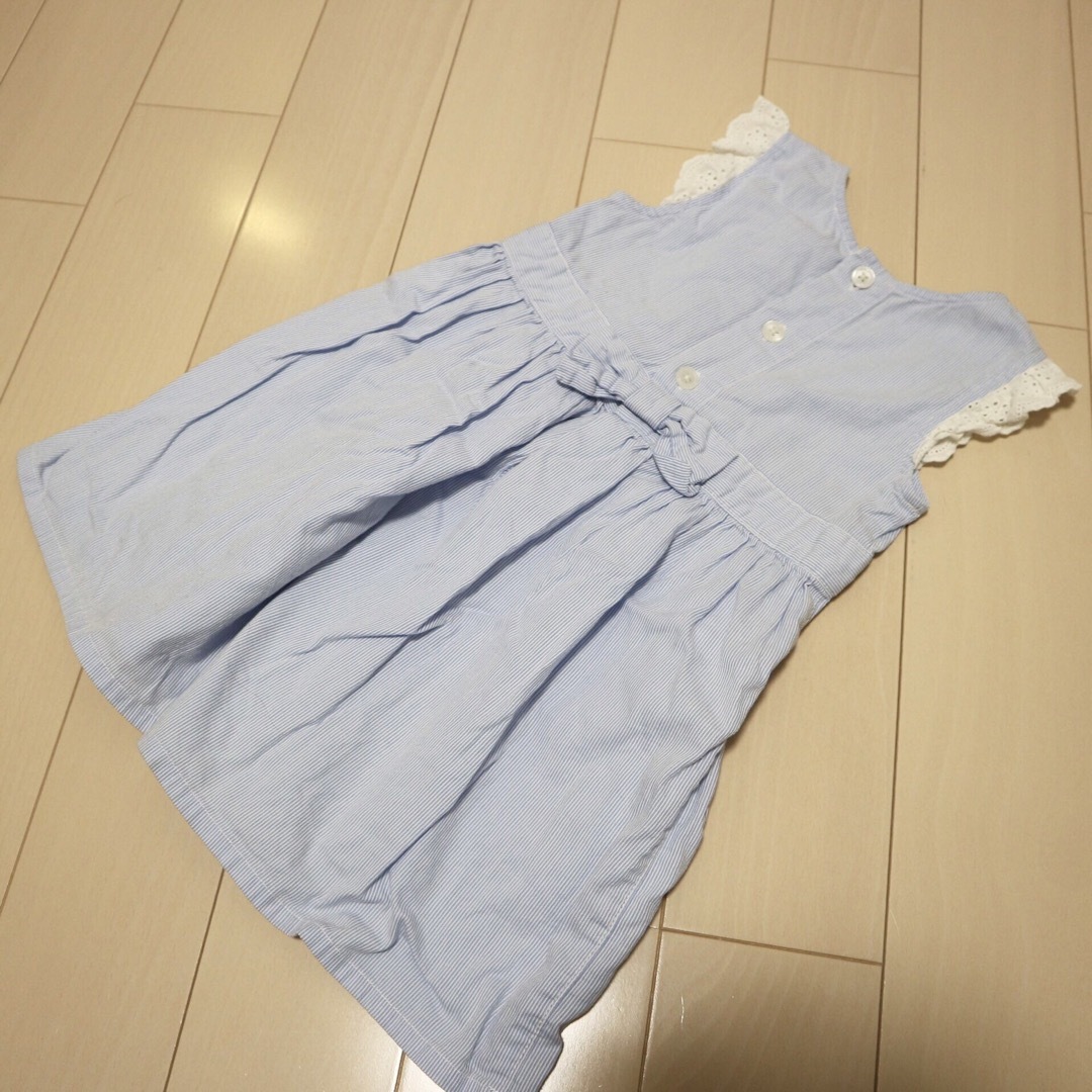 NATURAL BEAUTY BASIC(ナチュラルビューティーベーシック)のNATURAL BEAUTY BASIC ワンピース　100㎝ キッズ/ベビー/マタニティのキッズ服女の子用(90cm~)(ワンピース)の商品写真