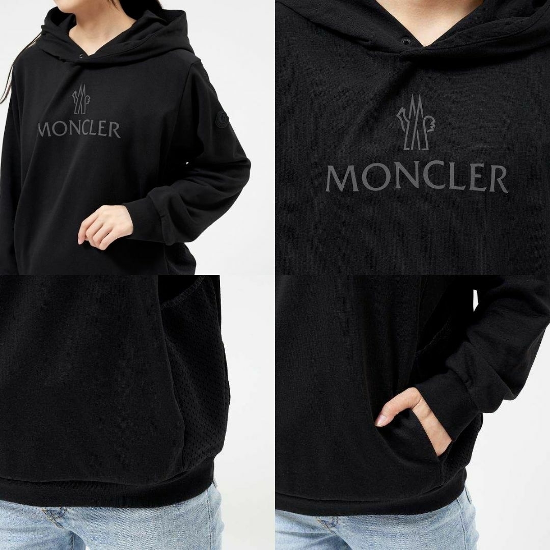 ☆未使用・本物保証☆MONCLER Same But パーカー L　黒色