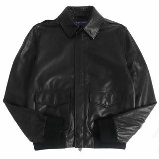 16AW】RALPH LAUREN PURPLE LABEL レザージャケット-
