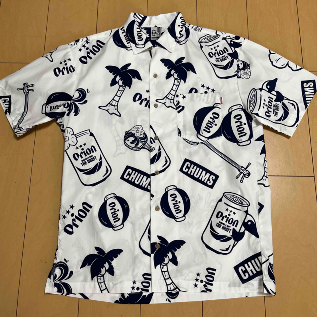 【ORION×CHUMS】チャムロハシャツ Mサイズ ステッカー付き