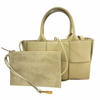 ボッテガヴェネタ(Bottega Veneta)の　ボッテガ・ヴェネタ BOTTEGA VENETA アルコトート ベージュ レザー レディース ハンドバッグ(ハンドバッグ)