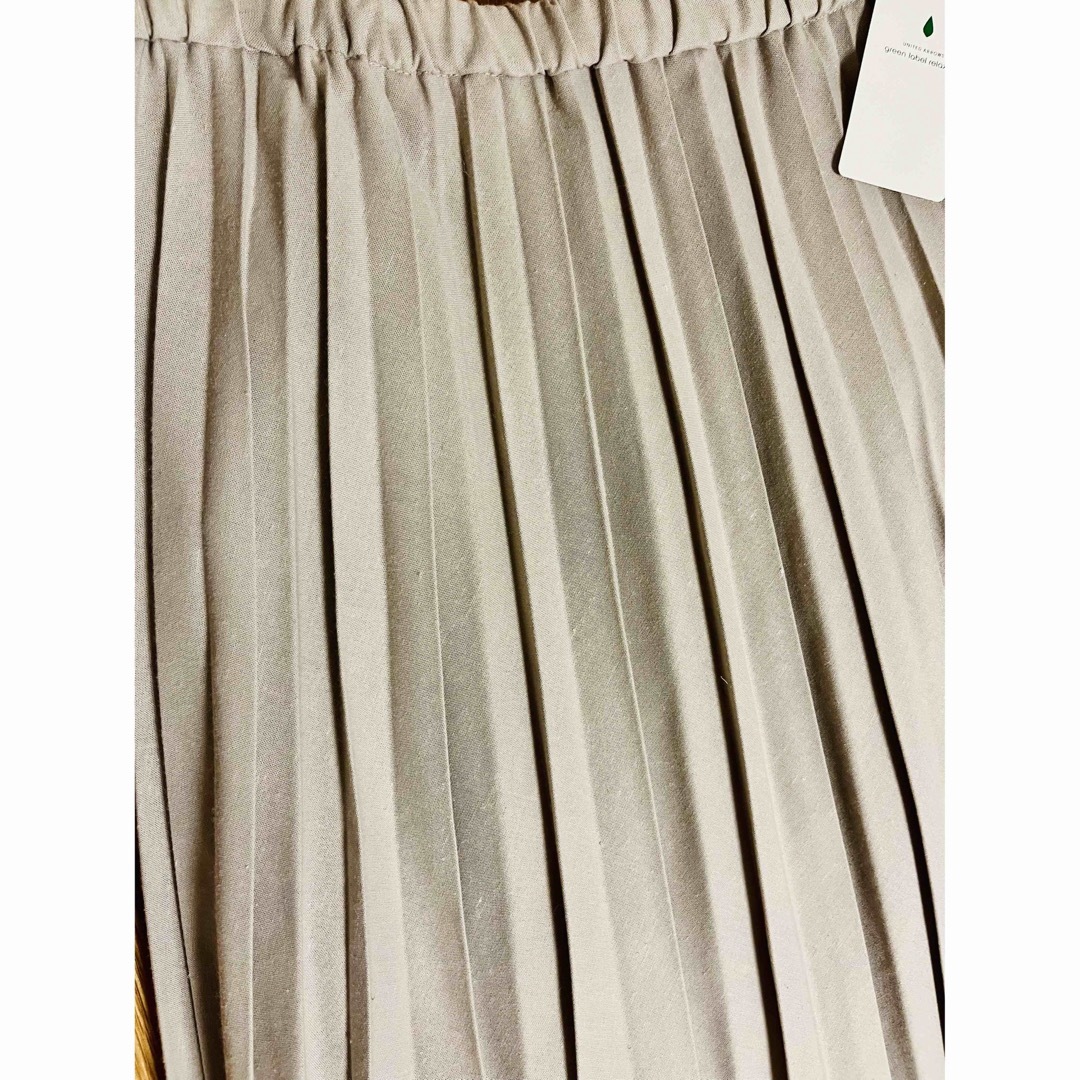 UNITED ARROWS green label relaxing(ユナイテッドアローズグリーンレーベルリラクシング)のgreen label relaxing   マキシプリーツスカート　新品 レディースのスカート(ロングスカート)の商品写真