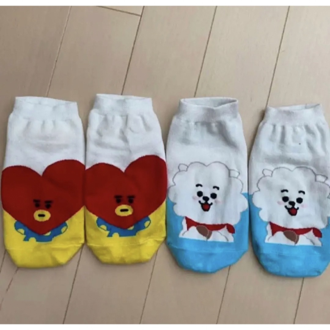 BT21(ビーティーイシビル)のBTS 防弾少年団 BT21 RJ BT21 TATA 靴下 ソックス レディースのレッグウェア(ソックス)の商品写真