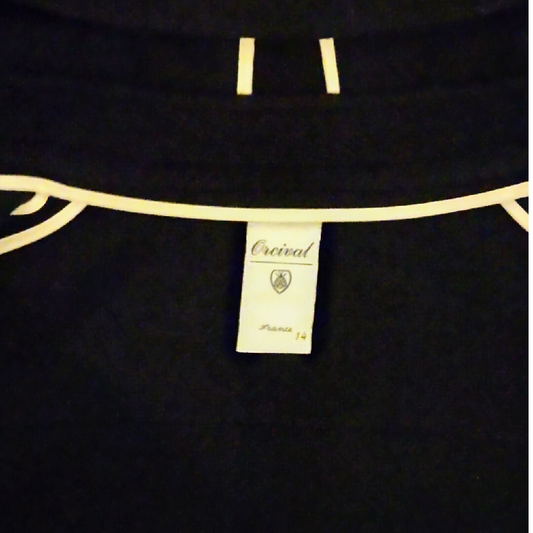 ORCIVAL(オーシバル)のオーシバル ダッフル ベスト ネイビー 14 M レディースのジャケット/アウター(ダッフルコート)の商品写真