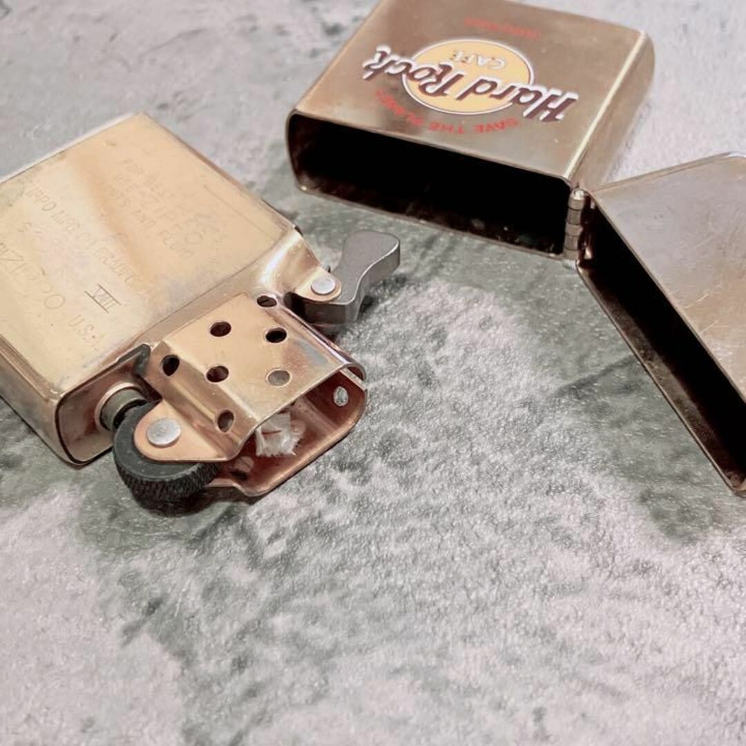 zippo ハードロックカフェ シカゴ 真鍮 ソリッドブラス CHICAGO