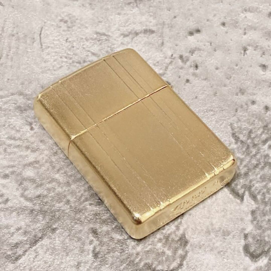 ZIPPO ゴールド　162ZR-SGD　シリアルナンバー入り アーマー