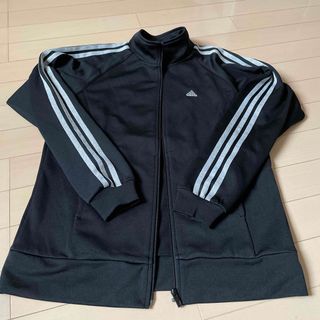 美品　adidas レディース　シルバー　ラメ　ジップジャージ　アウター　レア(その他)