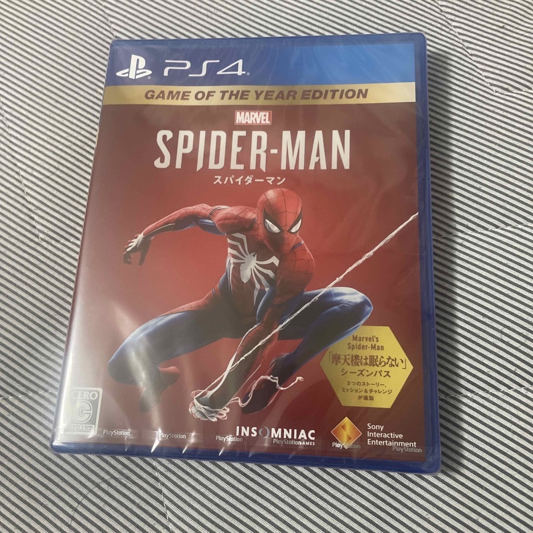 PlayStation4(プレイステーション4)のMarvel’s Spider-Man Game of the Year Edi エンタメ/ホビーのゲームソフト/ゲーム機本体(家庭用ゲームソフト)の商品写真
