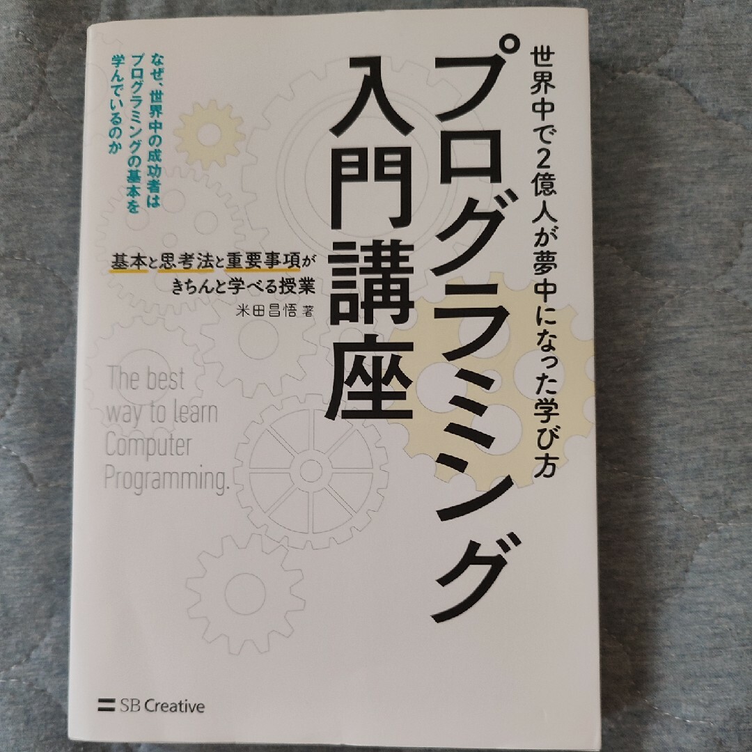 プログラミング入門講座 基本と思考法と重要事項がきちんと学べる授業 エンタメ/ホビーの本(コンピュータ/IT)の商品写真