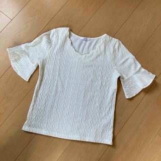 アメリエルマジェスティックレゴン(amelier MAJESTIC LEGON)の【新品】フリルトップス(Tシャツ(半袖/袖なし))